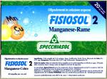 FISIOSOL 2 MANGANESO - COBRE. 20 AMPOLLAS DE 2ML.